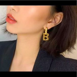 B earrings